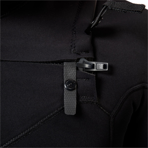 2026 Gul Herre Echo Natur 3/2mm Chest Zip Våddragt EC1327-BKBK - Black